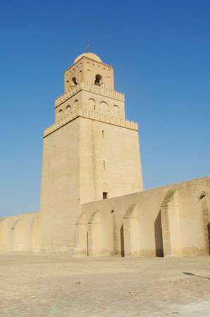 Great mosque in Kairouan  in Tunisia                            の写真素材