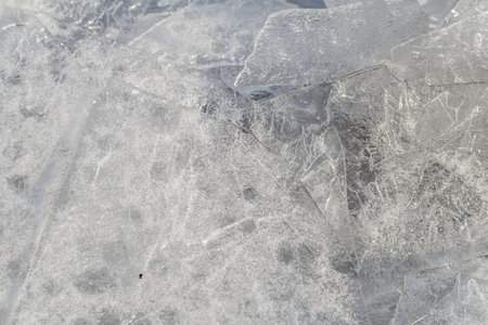 A detailed shot of ice with nice texture