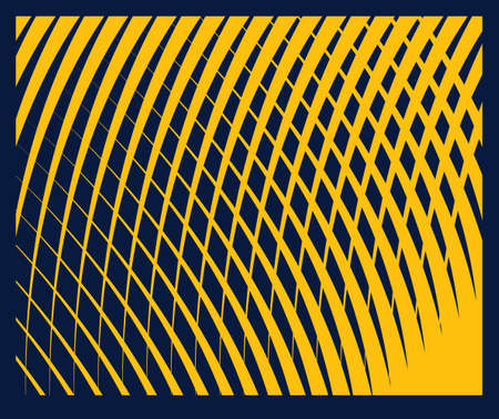 Decorative orange pattern on a black background