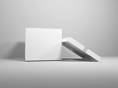 Christmas Gift Box with Mockup Scene Template