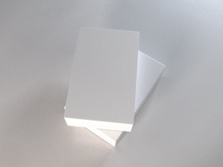 Realistic Long Box Packaging Mockup Template