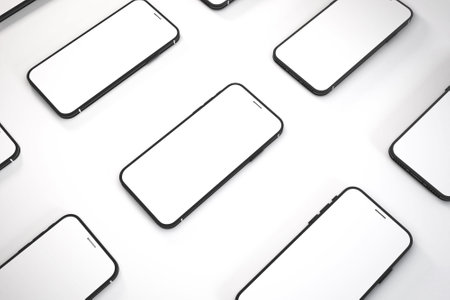 Realistic Smartphone Mockup Template