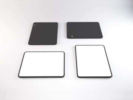 Realistic Tablet Device Mockup Template Scene