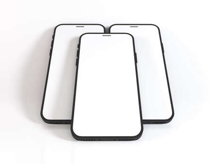 Realistic Smartphone Mockup Template
