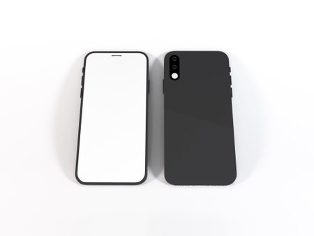 Realistic Smartphone Mockup Template