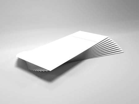 Realistic Event Ticket Mockup Sceneの写真素材