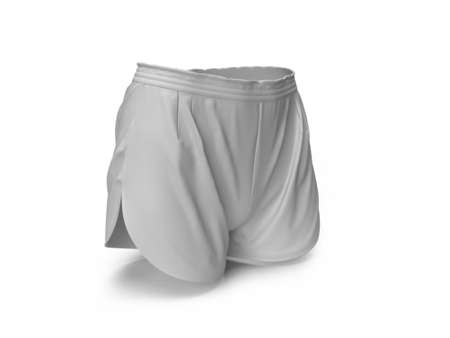 Woman Shorts 3D Illustration Mockup Scene on Isolated Backgroundの写真素材