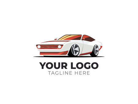 Sleek Car Automotive Logo Vector Designのイラスト素材