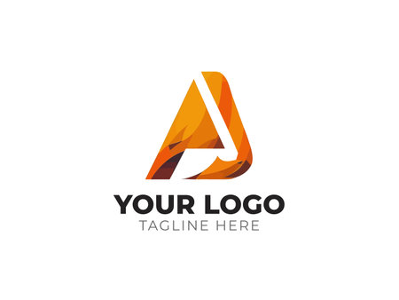 Sleek Letter A Logo Vector Design Templateのイラスト素材