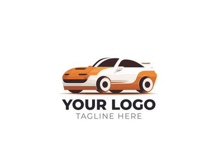 Sleek Car Automotive Logo Vector Designのイラスト素材