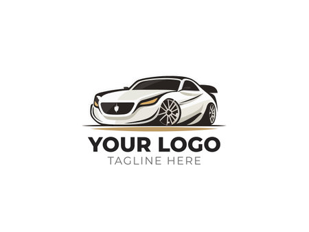Sleek Car Automotive Logo Vector Designのイラスト素材