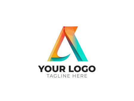 Sleek Letter A Logo Vector Design Templateのイラスト素材