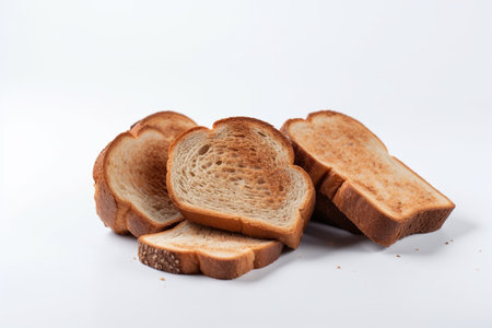 Tasty Sliced Bread Culinary Dish Illustration Created with Generative AIの素材
