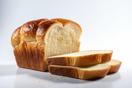 Tasty Sliced Bread Culinary Dish Illustration Created with Generative AIの素材