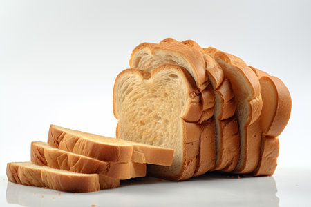 Tasty Sliced Bread Culinary Dish Illustration Created with Generative AIの素材