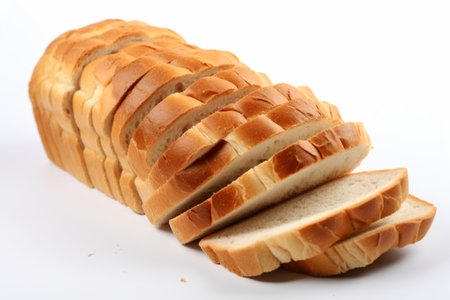 Tasty Sliced Bread Culinary Dish Illustration Created with Generative AIの素材