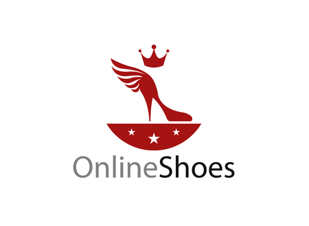Simple logo for women's shoe storeのイラスト素材