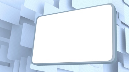 Blank billboardの写真素材