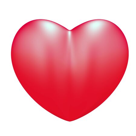 Red Heart. Saint Valentines Day icon.の写真素材