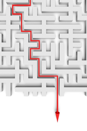 Abstract background of labyrinthの写真素材