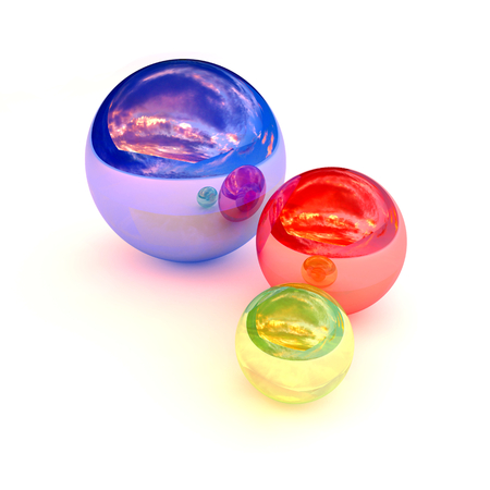 Sky spheres backgroundの写真素材