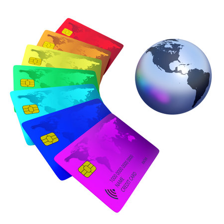 Credit Card Americaの写真素材