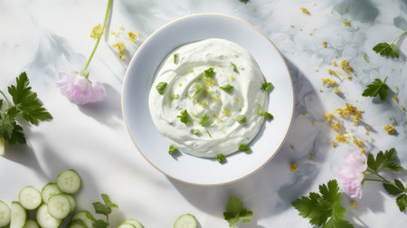 Temptingly delicious cream cheese with cashews and nuts. cheese paste. Generative AIの素材