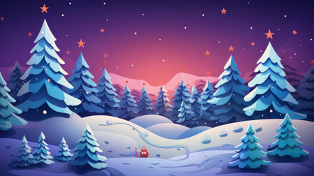 Christmas bright backgrounds for banners. Beautiful new year cards. holiday mood. Generative AIの素材