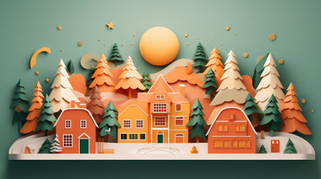 Christmas bright backgrounds for banners. Beautiful new year cards. holiday mood. Generative AIの素材
