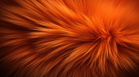 Texture background fur light red or orange color. Generative AIの素材