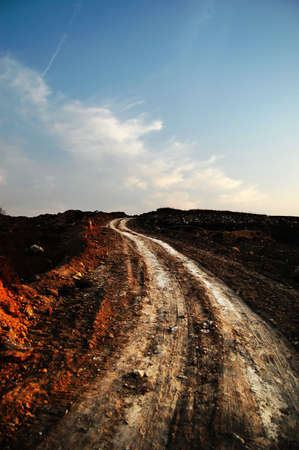 I take the photo at duskの写真素材