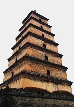 the famous Wide Goose Pagodaの写真素材