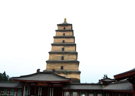 the famous Wide Goose Pagodaの写真素材