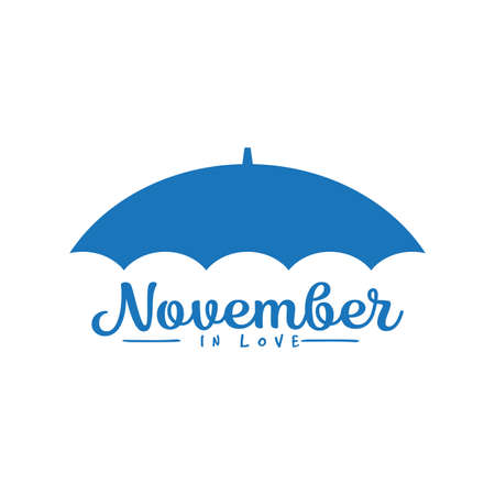 Quote of November monthのイラスト素材