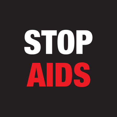 Design about World AIDS Day in Vector Illustration.  stop aids