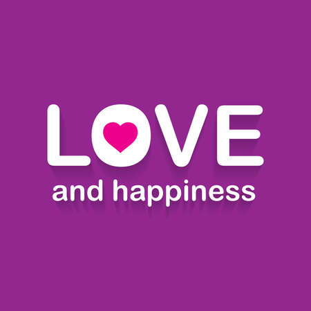 A Design About Love and Valentine's Day. Using heart shape and Romance Colorのイラスト素材