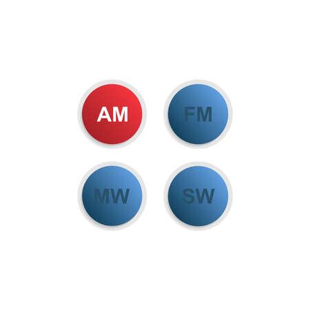 logo design of World radio day for poster, banner or any designのイラスト素材