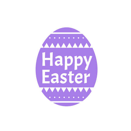 Greeting inscription with the Easter bunny and Easter eggs. Wishing You a Happy Easter . vector illustrationのイラスト素材