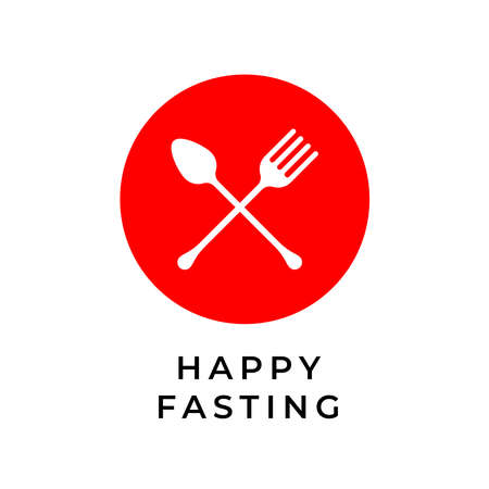 Happy Fasting Day in Ramadhan month greeting card in vector illustrationのイラスト素材