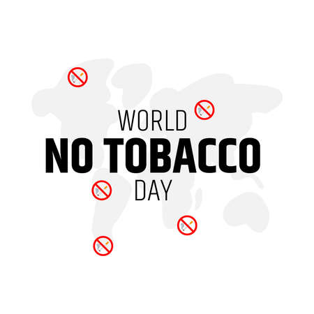 Design for World no tobacco day. save youth generation. Protecting youth from industry manipulation and preventing them from tobacco and nicotine useのイラスト素材