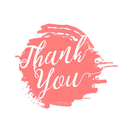 say thank you for appreciation in vector typography のイラスト素材
