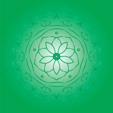 mandala colorful vintage art, ancient Indian vedic background design, old painting texture with multiple mathematical shapes. illustrationの写真素材