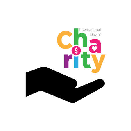Design for celebrating International Day Of Charity, September 5th. Vector illustrationのイラスト素材