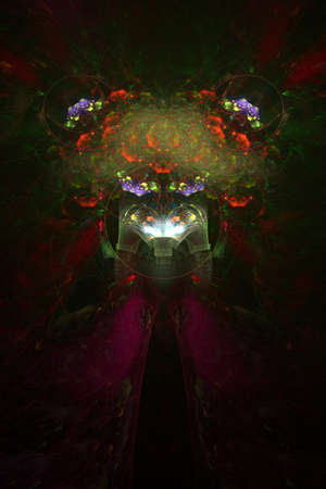 Abstract Computer generated Fractal design. A fractal is a never-ending pattern. Fractals are...