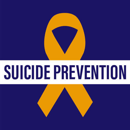 World Suicide Prevention Day (September 10) design concept. Colorful vector illustration for web and printing.のイラスト素材
