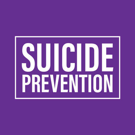 World Suicide Prevention Day (September 10) design concept. Colorful vector illustration for web and printing.のイラスト素材