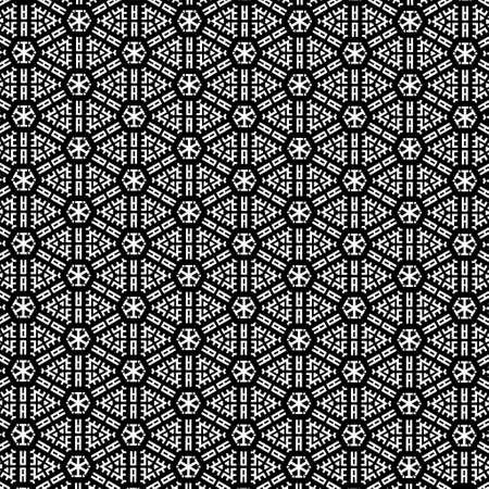 Seamless pattern made from any geometrical shape for creative design background. illustration