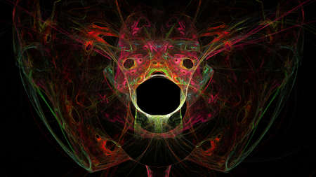 The colors in the series, awesome digital art paint. Background consists of fractal color texture...