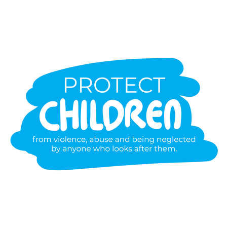 Motivational quote poster about children for celebrating world children day in vector fileのイラスト素材