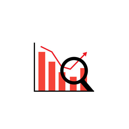 data analysis concept illustration design. Data analysis icon..のイラスト素材